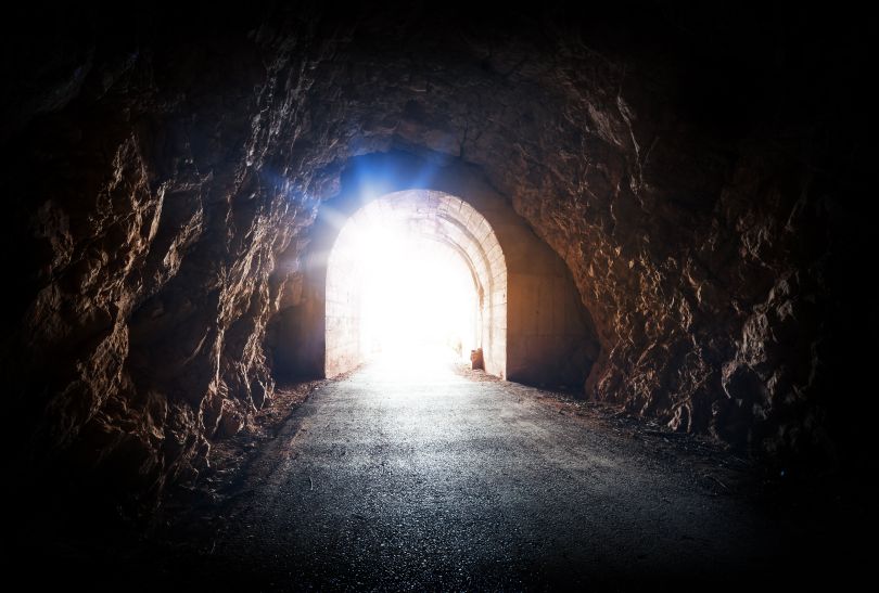 light at end of tunnel