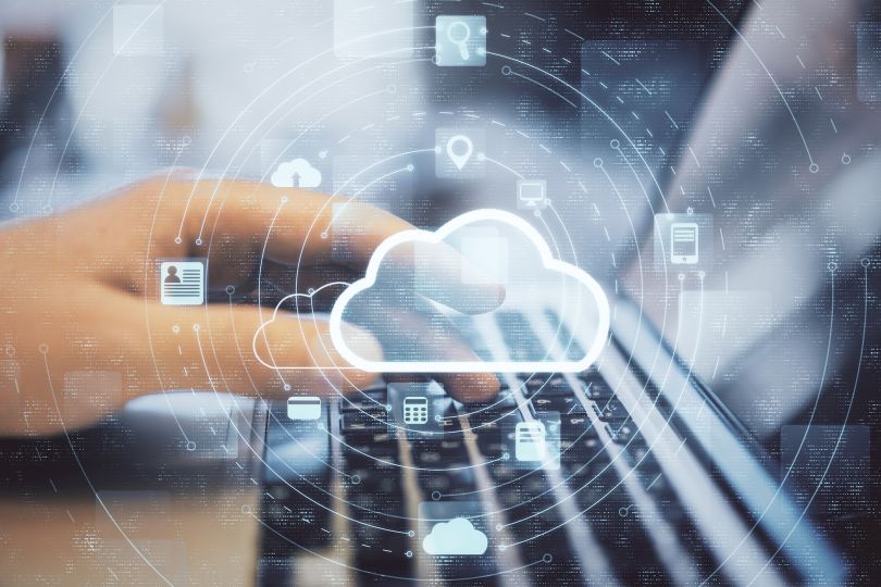 An image depicting cloud data is shown.