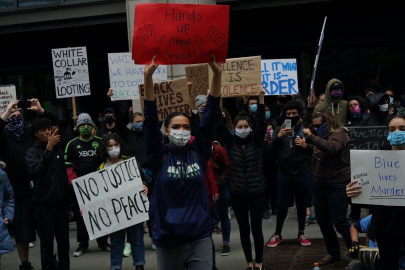 racial justice protesters 