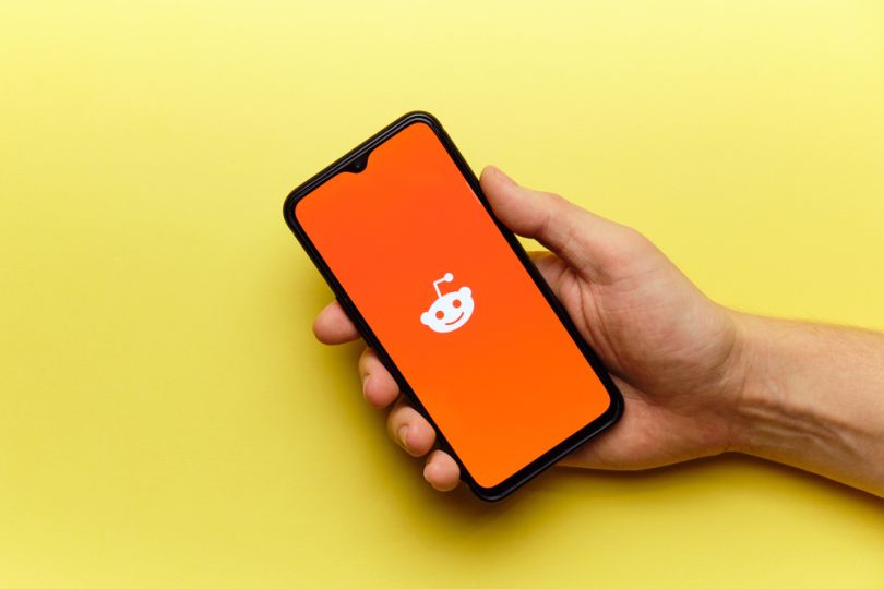Reddit logo on smartphone