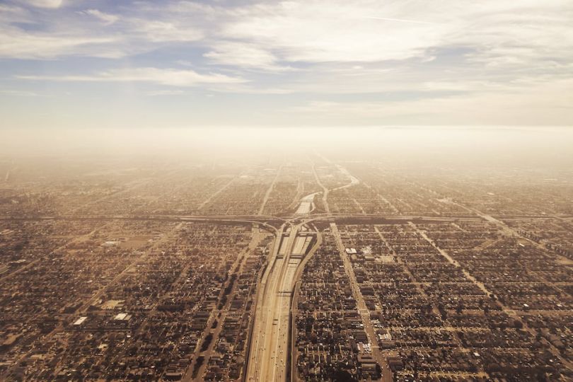 Los Angeles aerial map