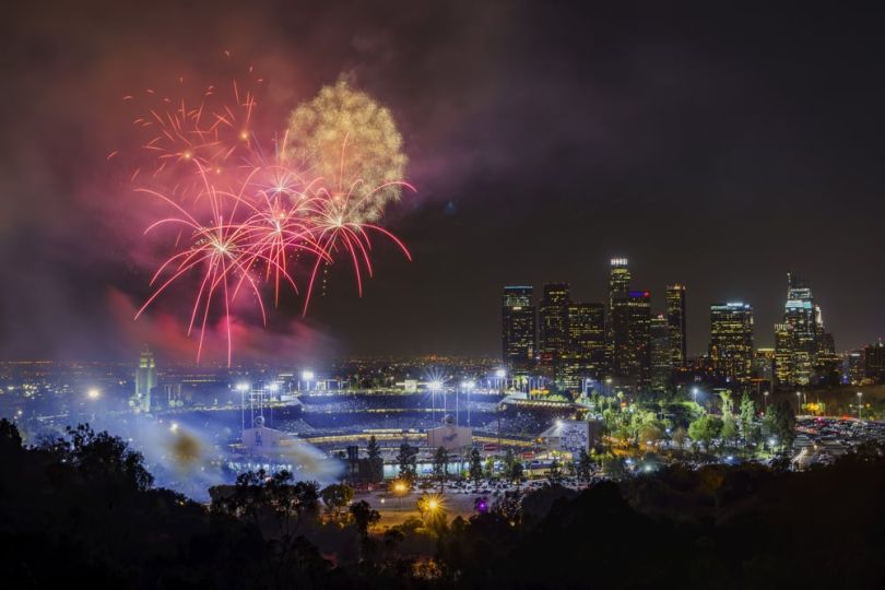 Los Angeles fireworks