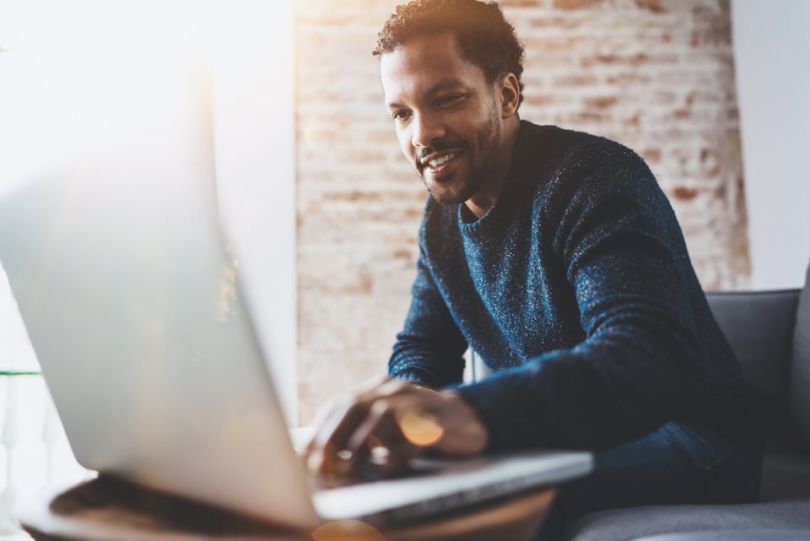 Man at computer