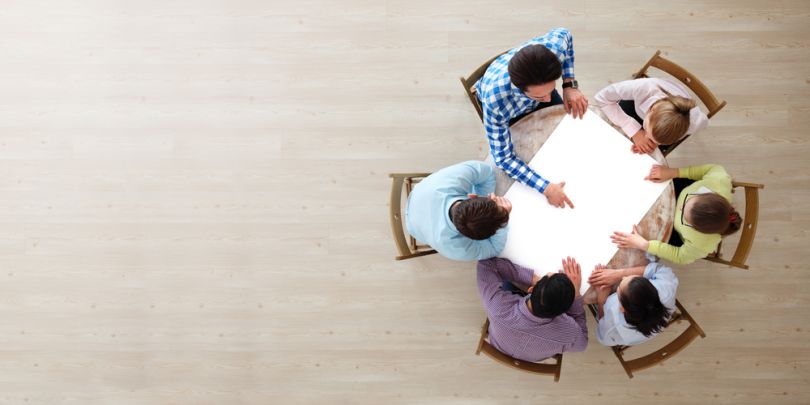 people at table