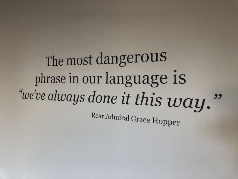 The Mom Project's office quote
