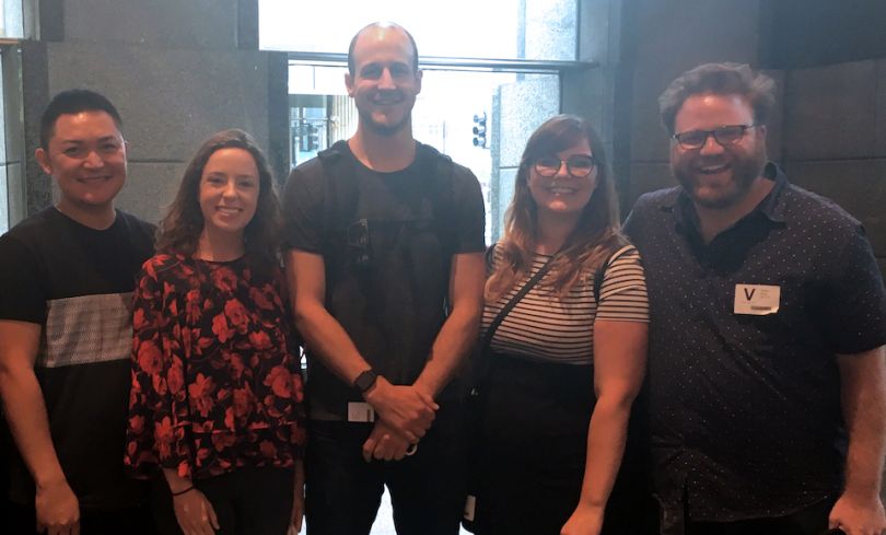 Uptake design team in team photo