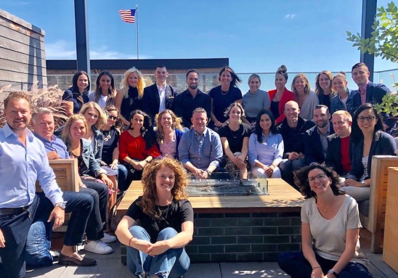 Upwork team in group photo