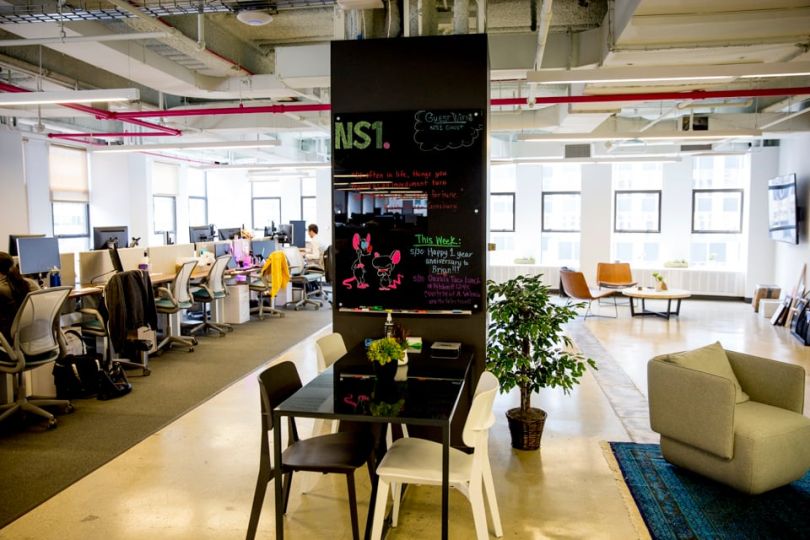 NS1 Neon wall