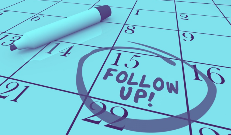 when how to follow up after at interview