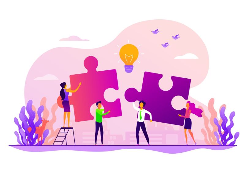 work together illustration