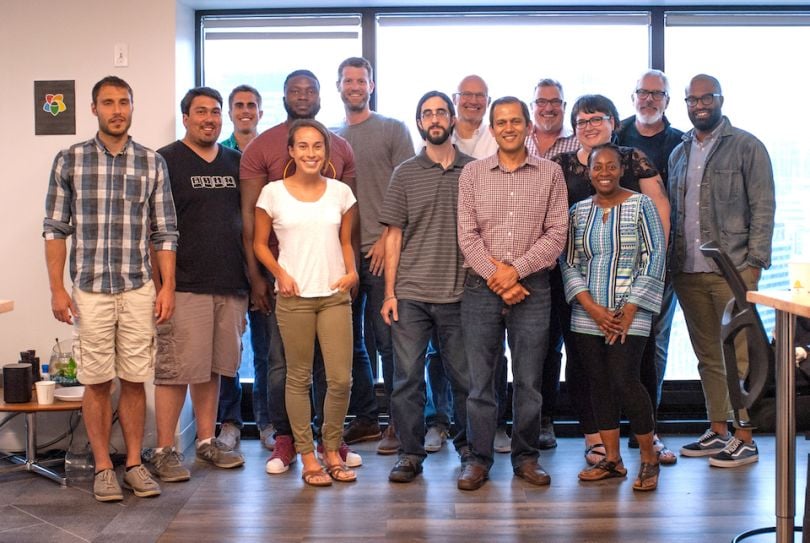 Yaro team photo in their office