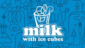 Milk with Ice Cubes