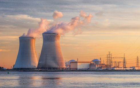 Two nuclear reactors are pictured.