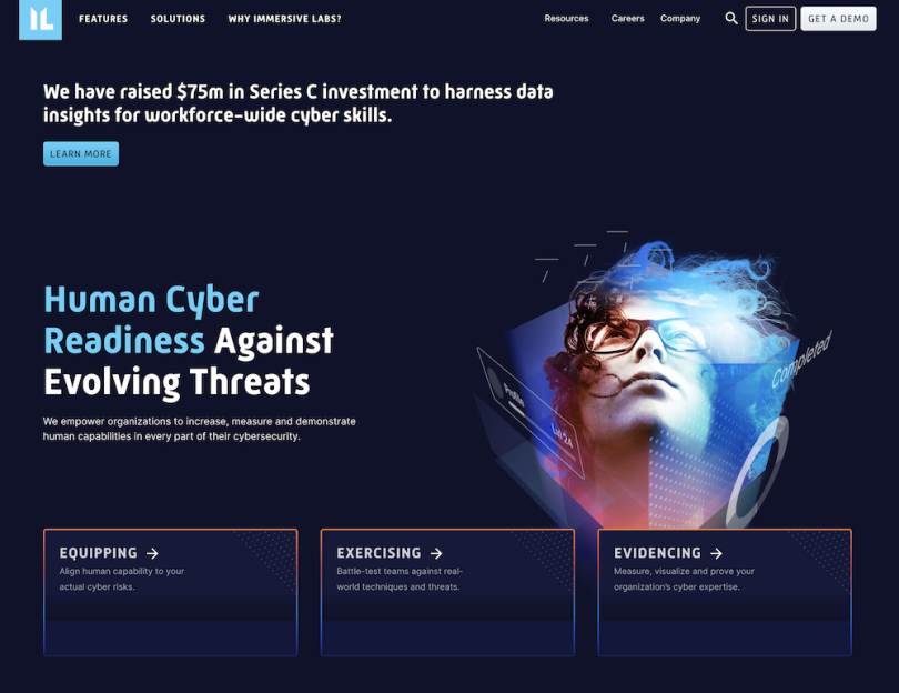 Immersive Labs cyber security companies