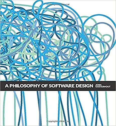 A Philosophy od Software Design book cover.
