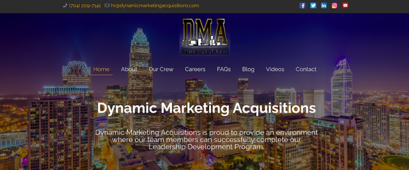 Marketing Agency Dynamic Marketing Acquisitions Charlotte North Carolina