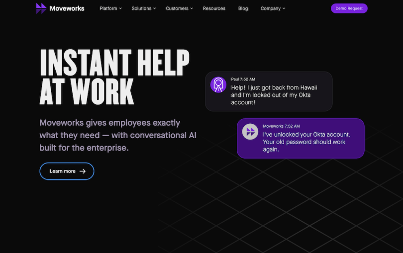 Moveworks ai companies roundup