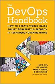 The DevOps Handbook book cover.