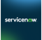 ServiceNow logo on gradient background
